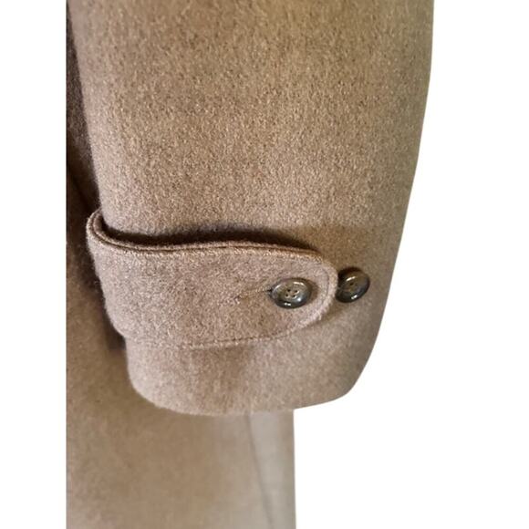 Vintage The American Male Wool Military-Style Overcoat Double-Breasted Size 46 - Picture 3 of 8